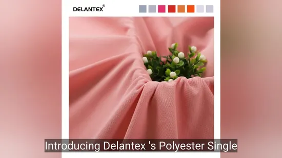 Schnell trocknender Piqué-Strickstoff aus 100 % Polyester für Poloshirts