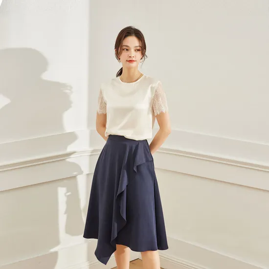 2023 Neuankömmling UK OEM Frühlings-Damenrock, modisch, elegant