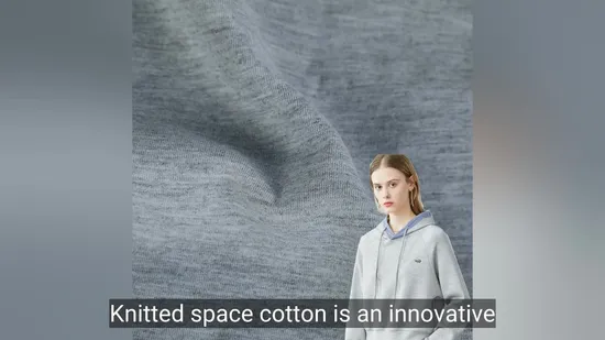 Feuchtigkeitsabsorbierender Polyester-Elastan-Luftschicht-Strickstoff für Kleidung