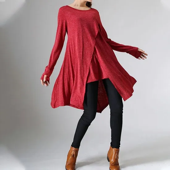 Lange Baumwolltuniken für Damen im Großhandel